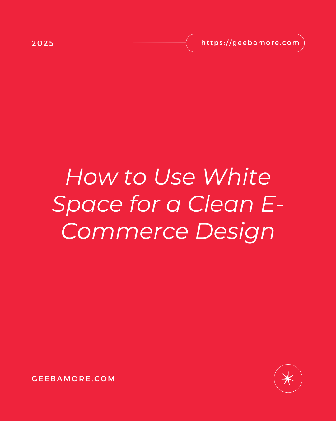 How to Use White Space for a Clean E-Commerce Design