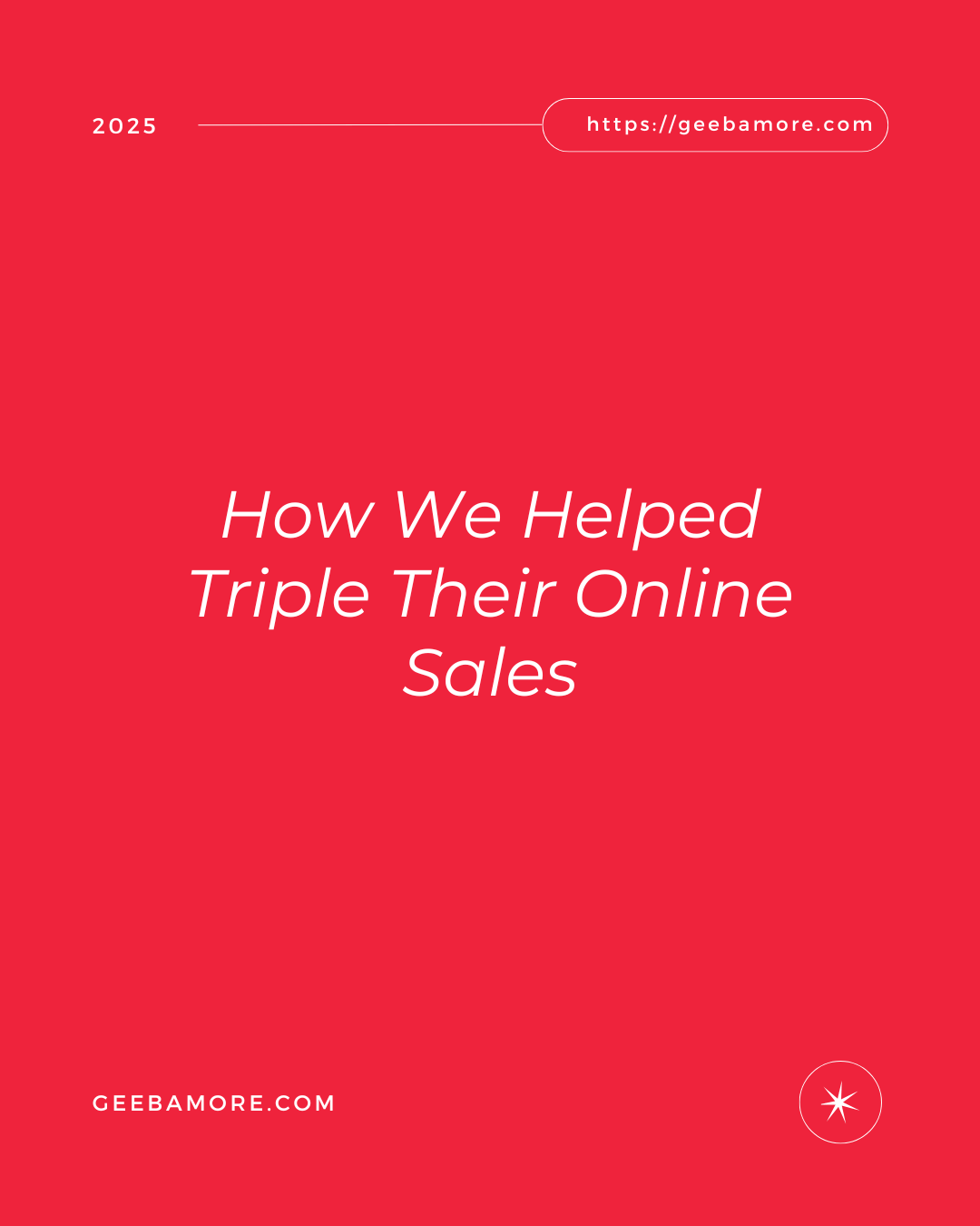 How We Helped Triple Their Online Sales